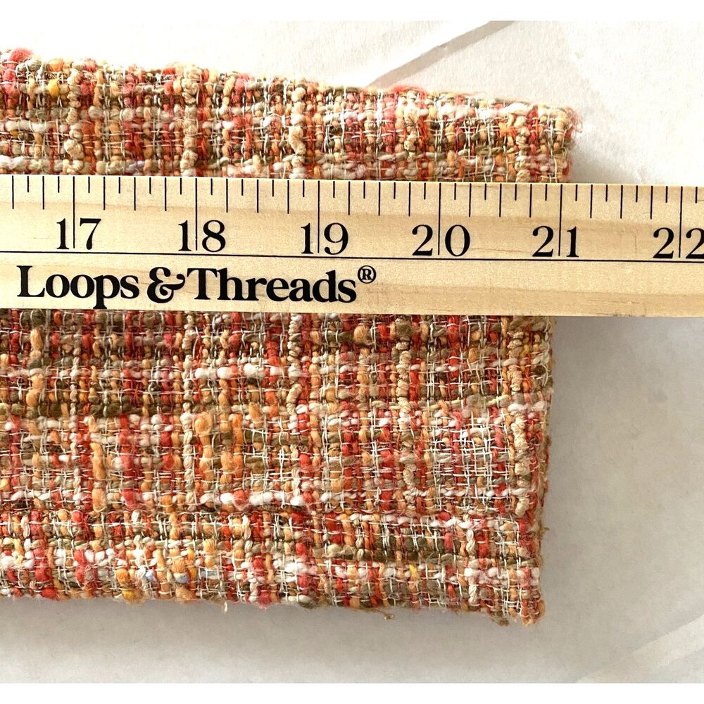 Dolce & Gabbana Orange Tweed Skirt Suit Archival Style 90 Y2K Old Money Clueless - Picture 9 of 15